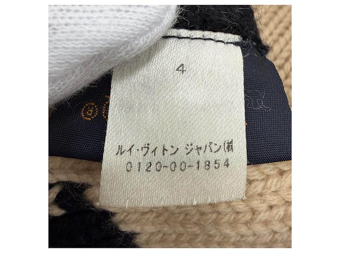Louis Vuitton Wollstrickmütze Schwarz - Ansicht 10