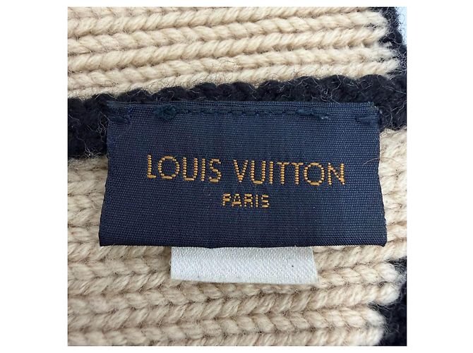 Louis Vuitton Wollstrickmütze Schwarz - Ansicht 7