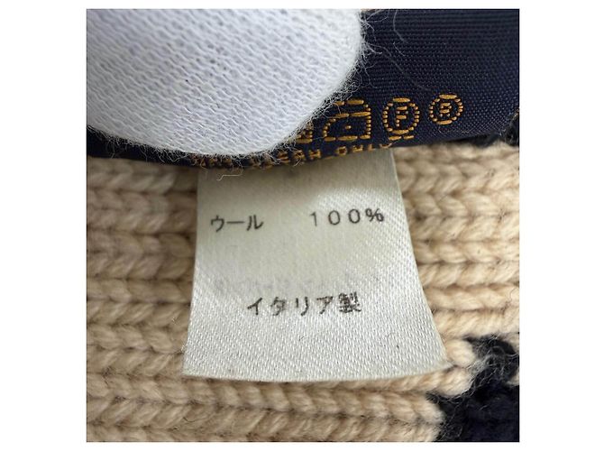 Louis Vuitton Wollstrickmütze Schwarz - Ansicht 9