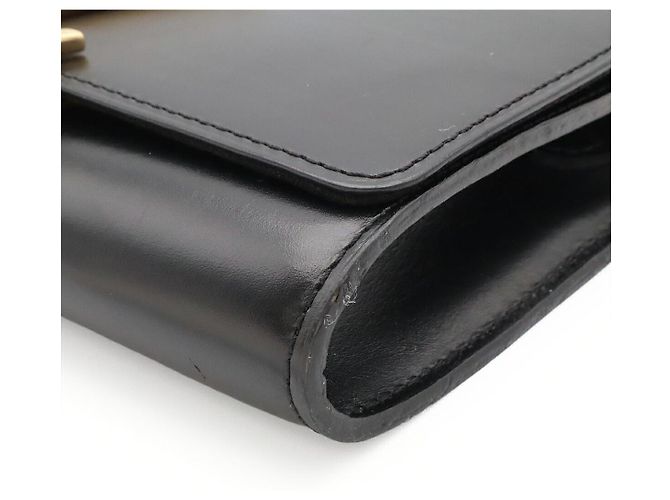 Borsa a tracolla Louis Vuitton Pochette Louise Nero - vista 3