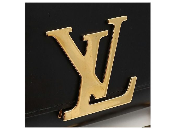 Borsa a tracolla Louis Vuitton Pochette Louise Nero - vista 4