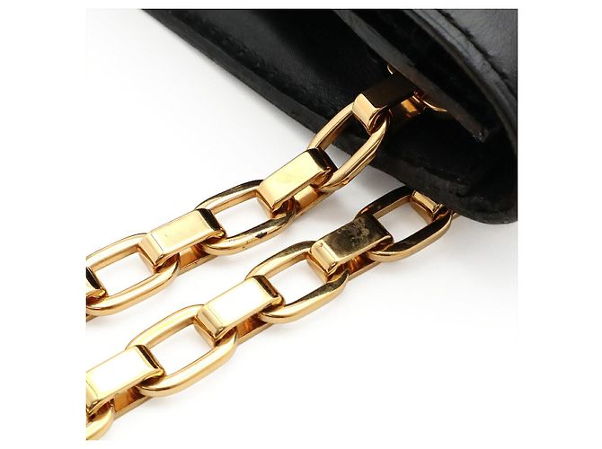 Borsa a tracolla Louis Vuitton Pochette Louise Nero - vista 6