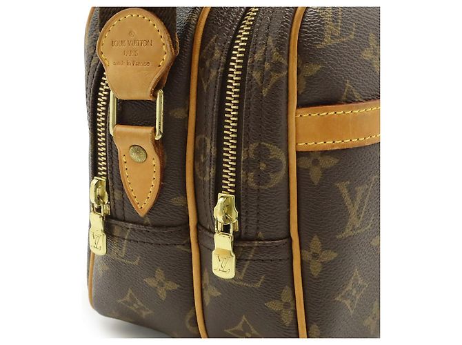 Borsa a tracolla Louis Vuitton Monogram Reporter PM Marrone - vista 6