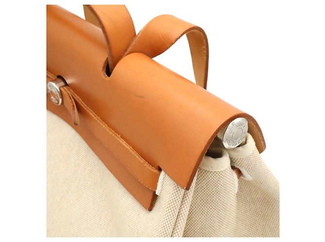 Hermès 2-Way Stoff Handtasche Mehrfarben - Ansicht 5