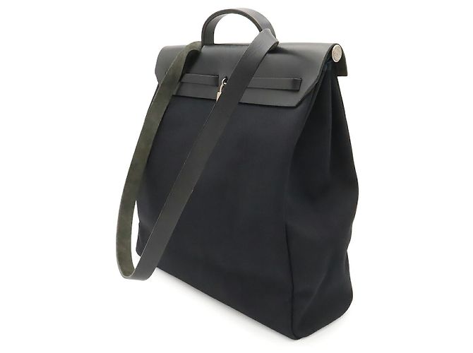 Hermès Borsa a mano Hermes Aile Bag MM Nero - vista 2