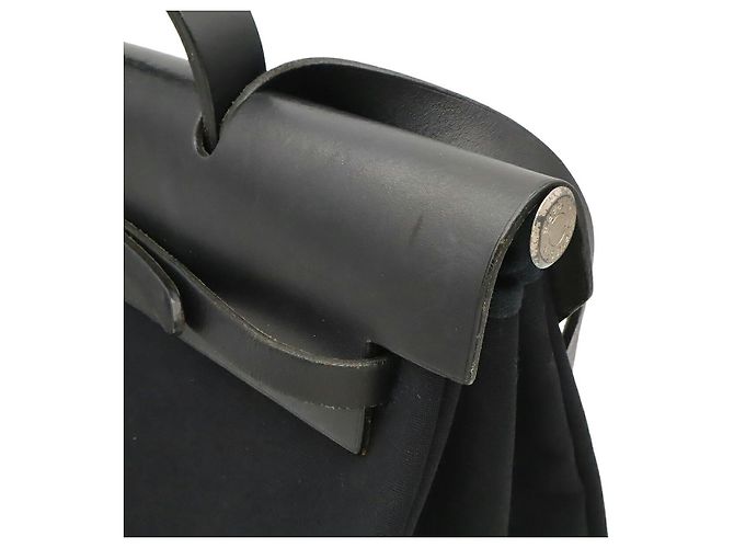 Hermès Borsa a mano Hermes Aile Bag MM Nero - vista 4