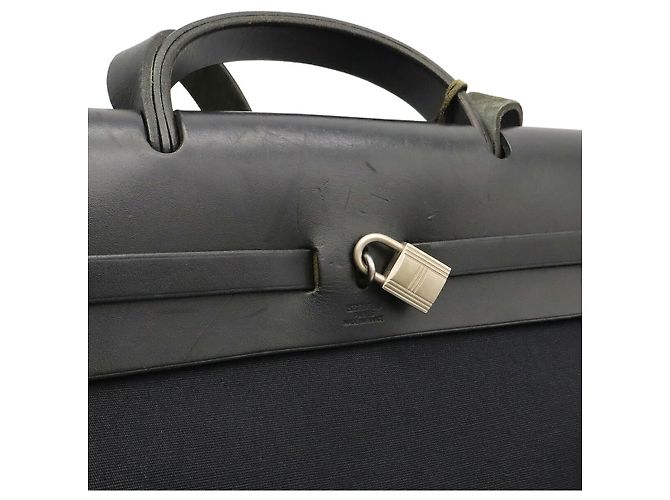 Hermès Borsa a mano Hermes Aile Bag MM Nero - vista 6