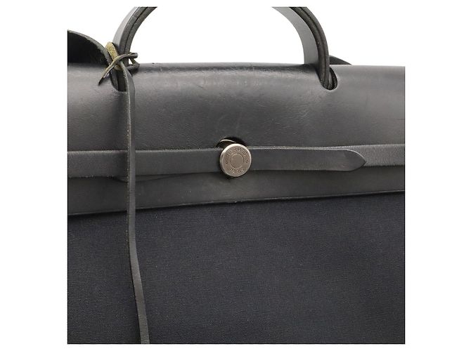 Hermès Borsa a mano Hermes Aile Bag MM Nero - vista 7