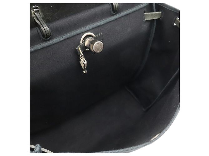 Hermès Borsa a mano Hermes Aile Bag MM Nero - vista 8