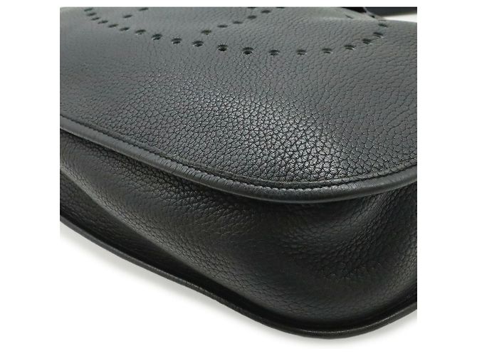 Hermès Borsa a tracolla Hermes Evelyne Nero - vista 3