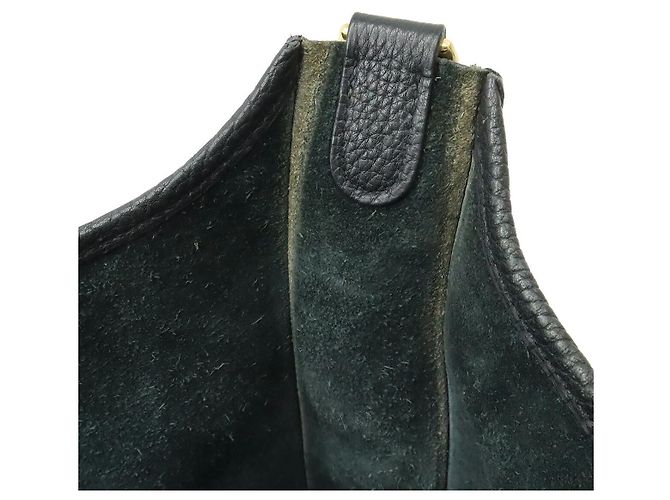 Hermès Borsa a tracolla Hermes Evelyne Nero - vista 7