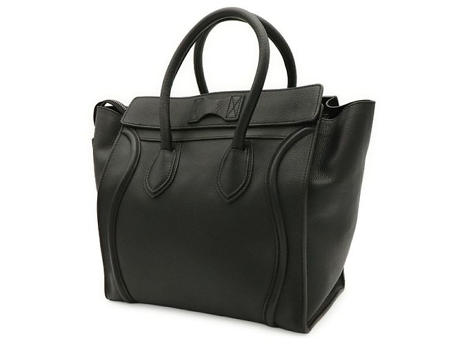 Céline Celine Luggage Mini Shopper Noir - vue 2
