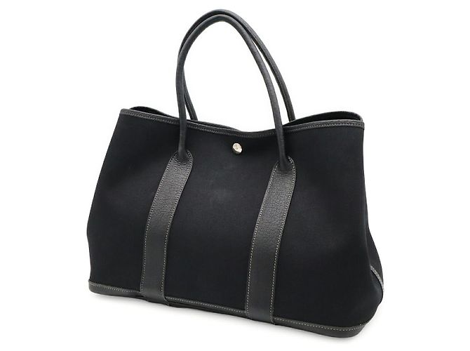 Hermès Borsa Hermes Garden Party Tote Nero - vista 2