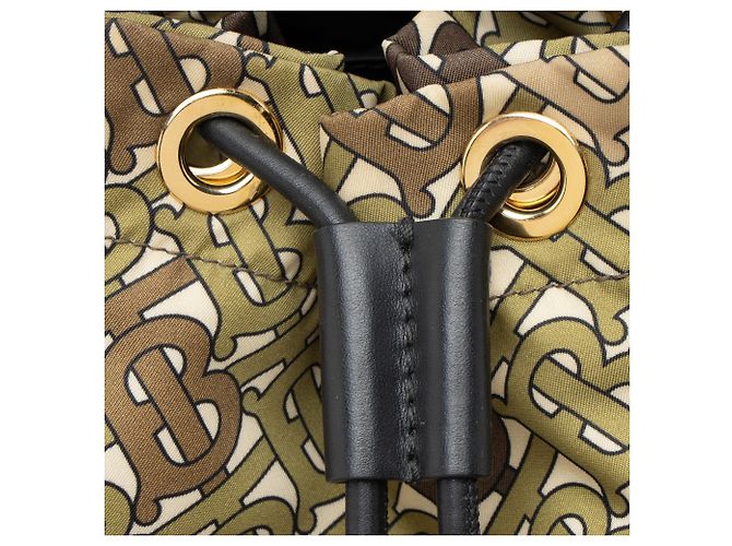 Zaino Burberry Nylon TB Rucksack Medium Nero - vista 10