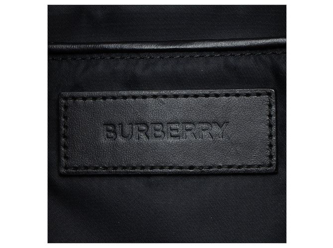 Zaino Burberry Nylon TB Rucksack Medium Nero - vista 8