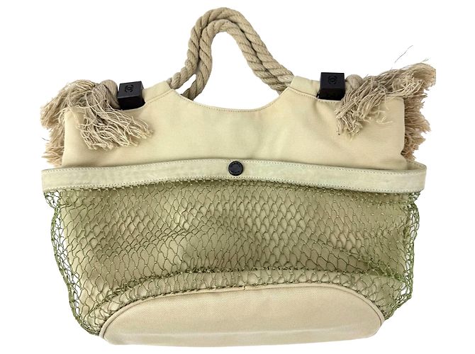 Borsa Tote Chanel Cruise Rope Cabas Marrone - vista 2