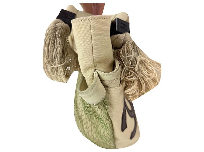 Borsa Tote Chanel Cruise Rope Cabas Marrone - vista 6