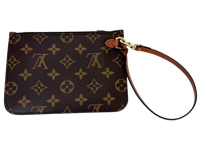 Looping Louis Vuitton Pochette Monogram from Loop Hobo Clutch Bag Marrone - vista 2
