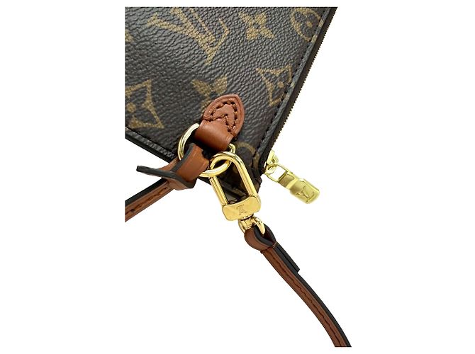 Looping Louis Vuitton Pochette Monogram from Loop Hobo Clutch Bag Marrone - vista 3