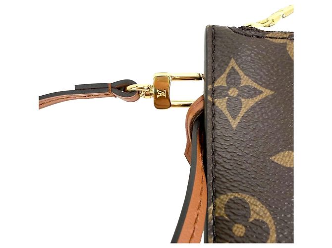 Looping Louis Vuitton Pochette Monogram from Loop Hobo Clutch Bag Marrone - vista 9