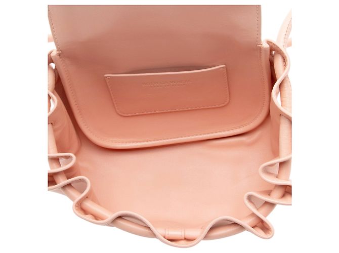 Bottega Veneta Borsa a Tracolla Beak in lambskin Rosa - vista 6