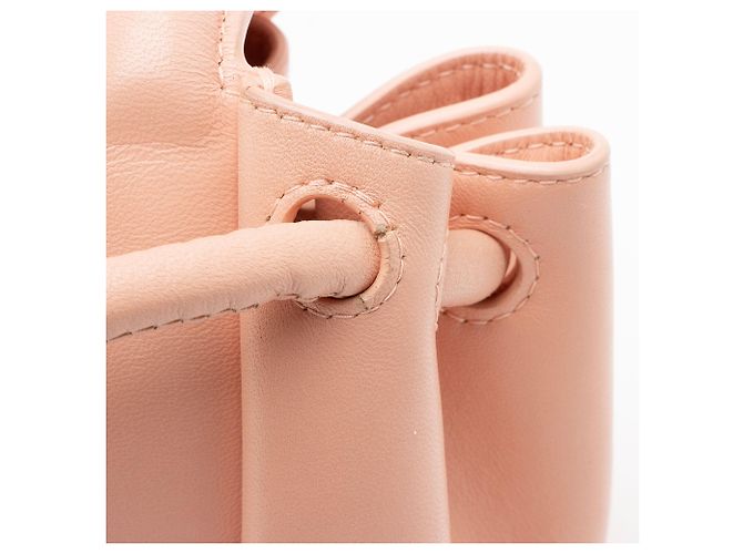 Bottega Veneta Borsa a Tracolla Beak in lambskin Rosa - vista 8