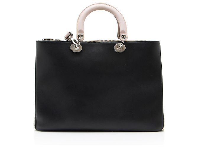 Borsa Diorissimo Large in pelle di vitello effetto pitone Dior Nero - vista 3