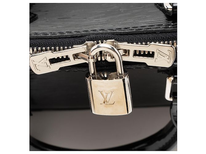 Borsa Louis Vuitton Epi Electric Alma BB Nero - vista 10