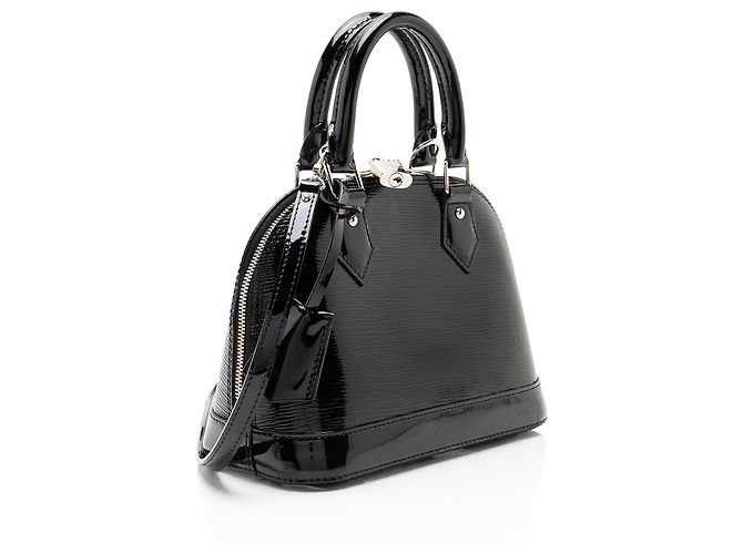 Borsa Louis Vuitton Epi Electric Alma BB Nero - vista 2