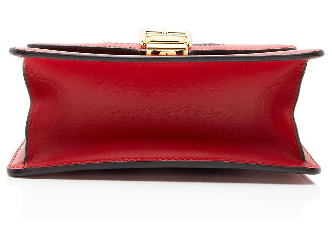 Borsa Mini Chain Sylvie in pelle Gucci Rosso - vista 4