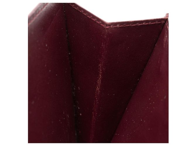 Portafoglio Sarah Louis Vuitton Monogram Vernis Rosso - vista 10