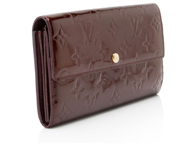 Portafoglio Sarah Louis Vuitton Monogram Vernis Rosso - vista 2