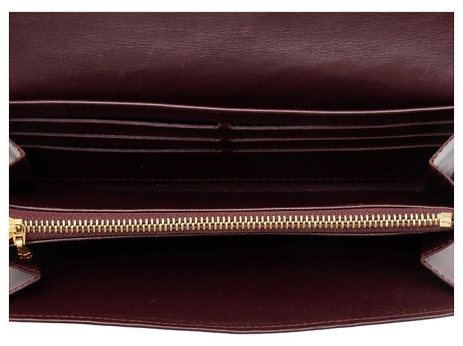 Portafoglio Sarah Louis Vuitton Monogram Vernis Rosso - vista 5