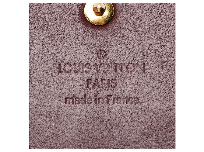 Portafoglio Sarah Louis Vuitton Monogram Vernis Rosso - vista 6
