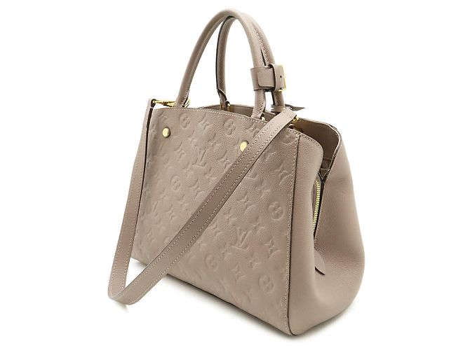 Borsa Louis Vuitton Montaigne MM Rosa - vista 2