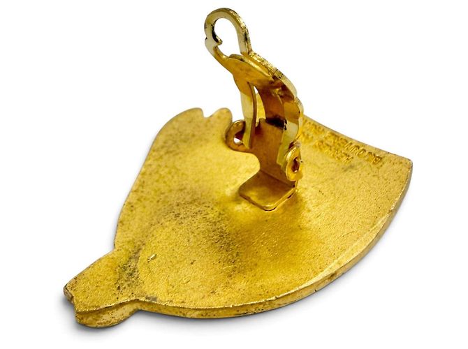Hermès Pendientes Cheval Hermes Dorado Metálico - vista 4