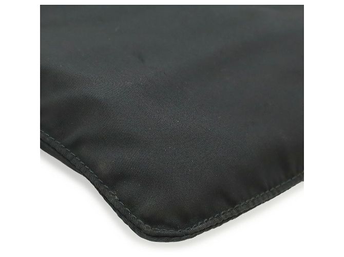 Borsa a tracolla Prada con logo Triangle Nero - vista 3