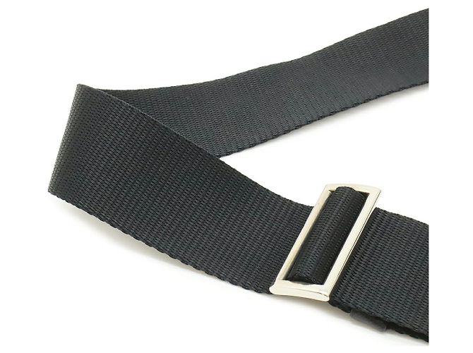Borsa a tracolla Prada con logo Triangle Nero - vista 5