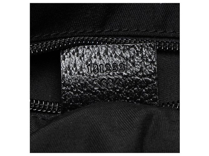 Borsa Tote Large N/S Gucci GG Canvas Web Nero - vista 6