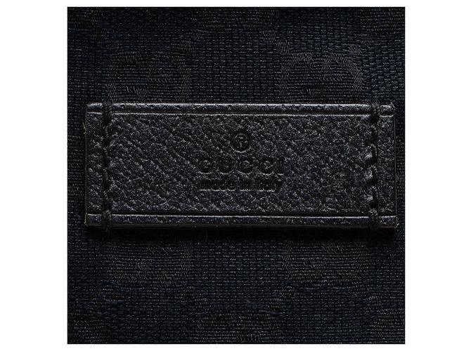 Borsa Tote Large N/S Gucci GG Canvas Web Nero - vista 9