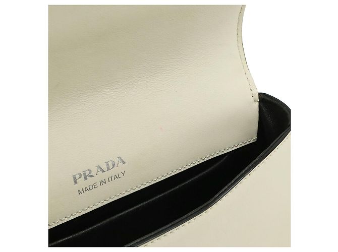 Prada Identity Logo Pochette 2-Way Braun Beige - Ansicht 6