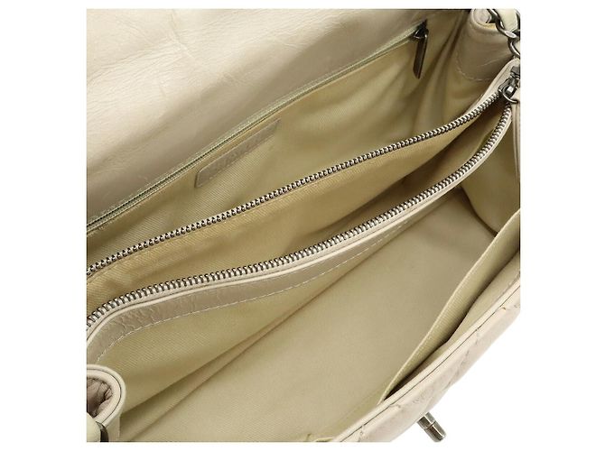 Chanel Matelassé Schultertasche mit Kette Braun Beige - Ansicht 7