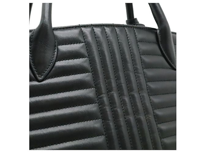 Prada Borsa a mano in pelle Diagram Nero - vista 7