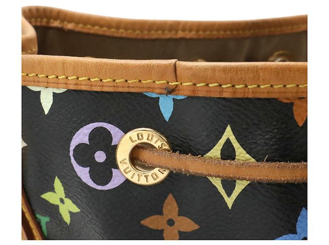 Borsa a tracolla Louis Vuitton Petit Noe Nero - vista 5