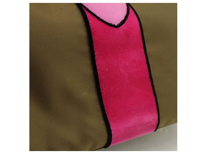 Prada Tote Bag Gürtel-Motiv Grün - Ansicht 9