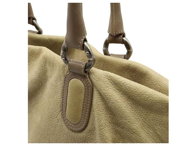 Borsa Tote Chanel Coco Mark Marrone Beige - vista 7