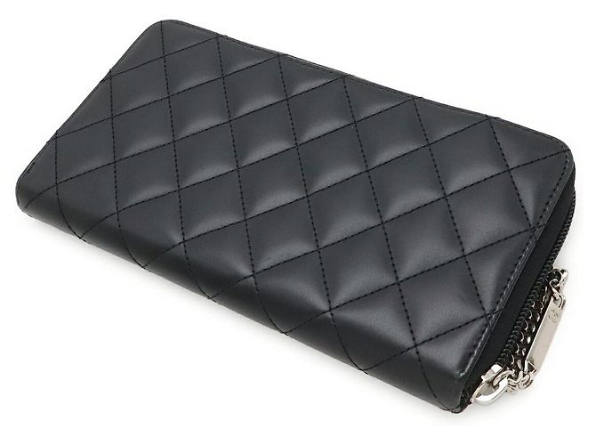 Portafoglio con zip Chanel Cambon Line Nero - vista 2