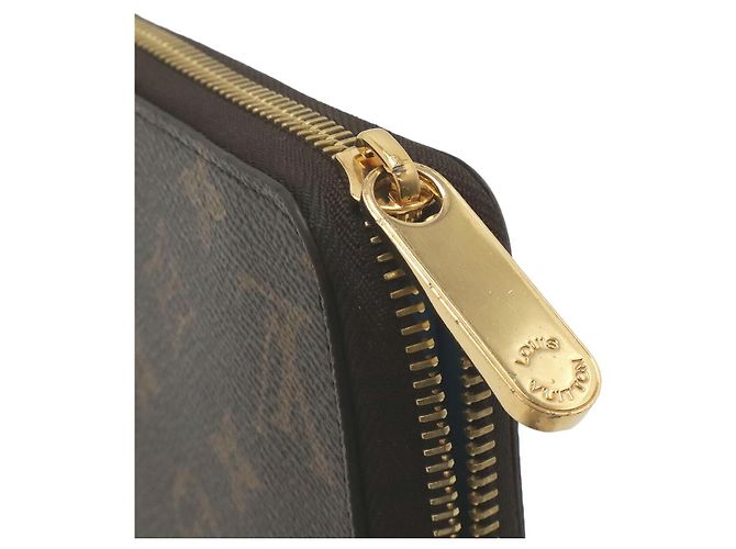 Louis Vuitton Zippy Wallet Vivienne Marrone - vista 4