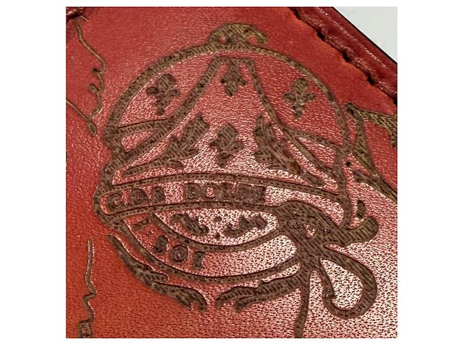 Berluti Itauba Leather Long Wallet Orange - view 8