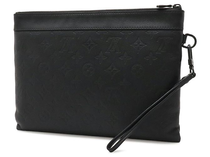 Louis Vuitton Pochette To Go Monogram Shadow Nero - vista 2
